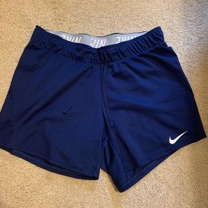 Nike logo band athletic shorts